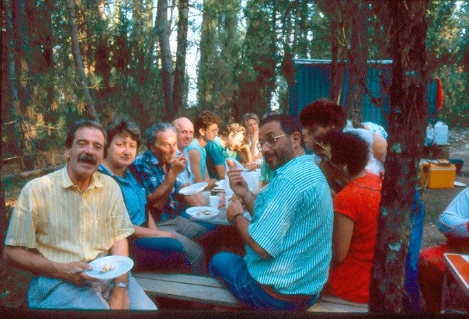 Scavi della necropoli etrusca del "Poggino". Pausa pranzo.