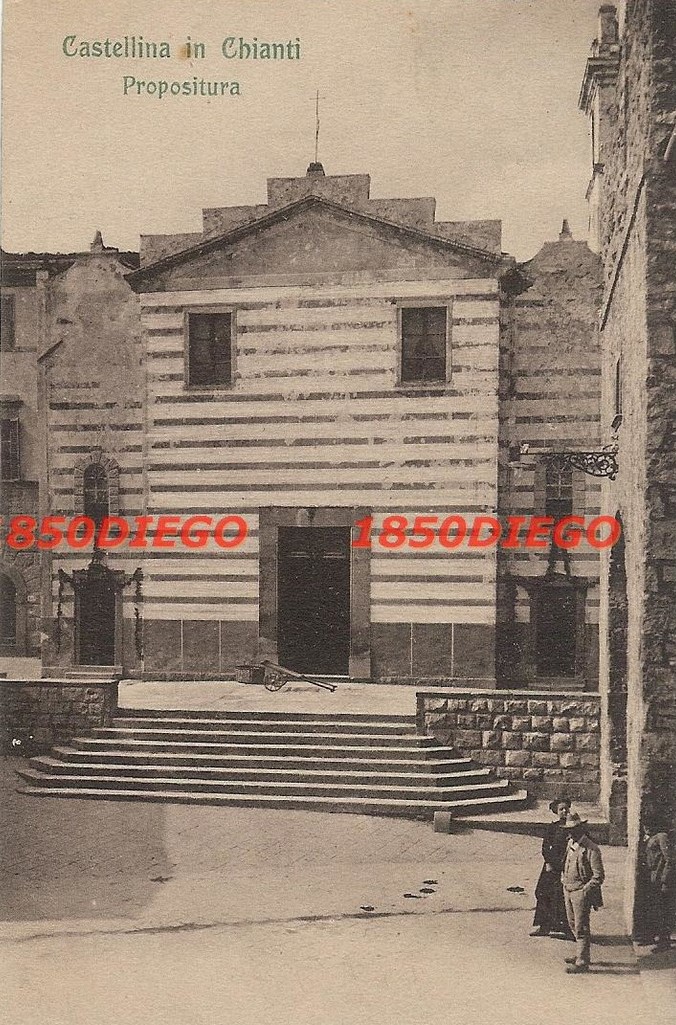 Il restauro del noto Arch. Giovanni Pacini della Chiesa del SS. Salvatore di Castellina
