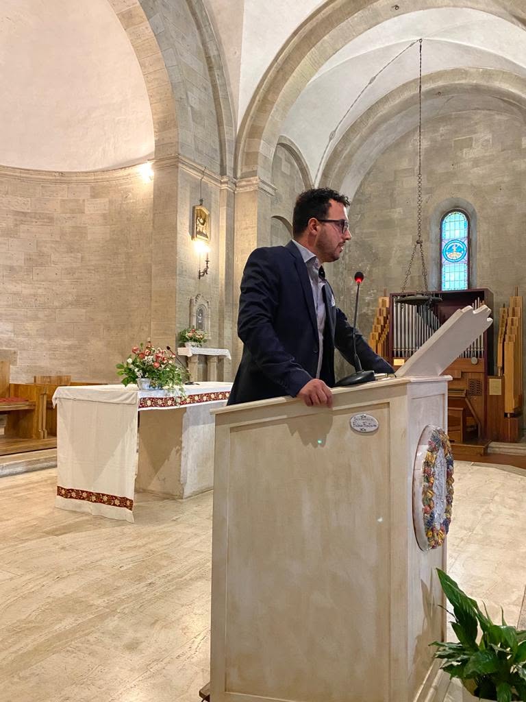 Un intervento sui temi della ricerca. Annunciazione di Sebastiano Tani, Castellina 2023.