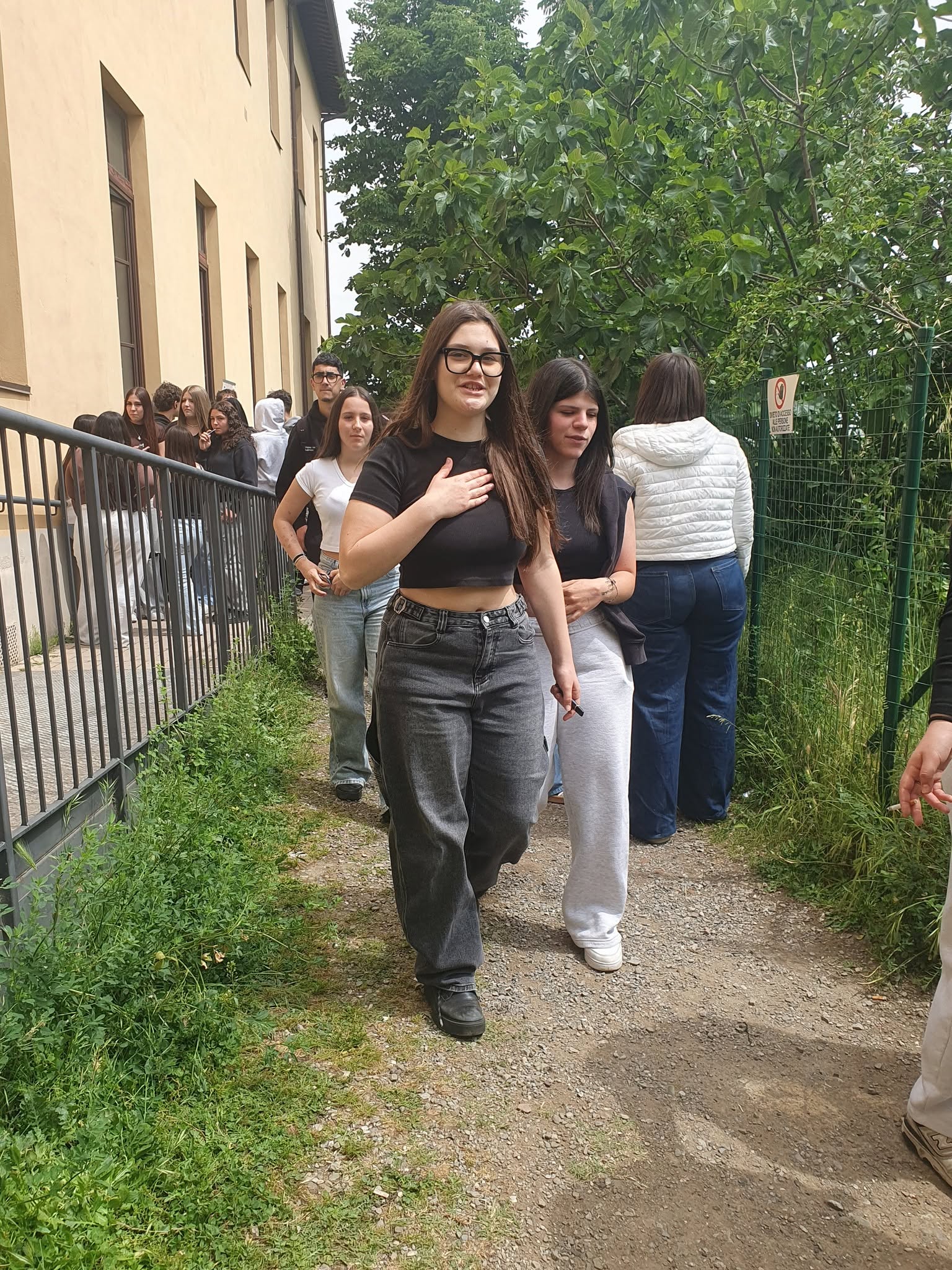 Un momento della giornata negli spazi della scuola. Istituto Caselli, Siena, 8 maggio 2026.
