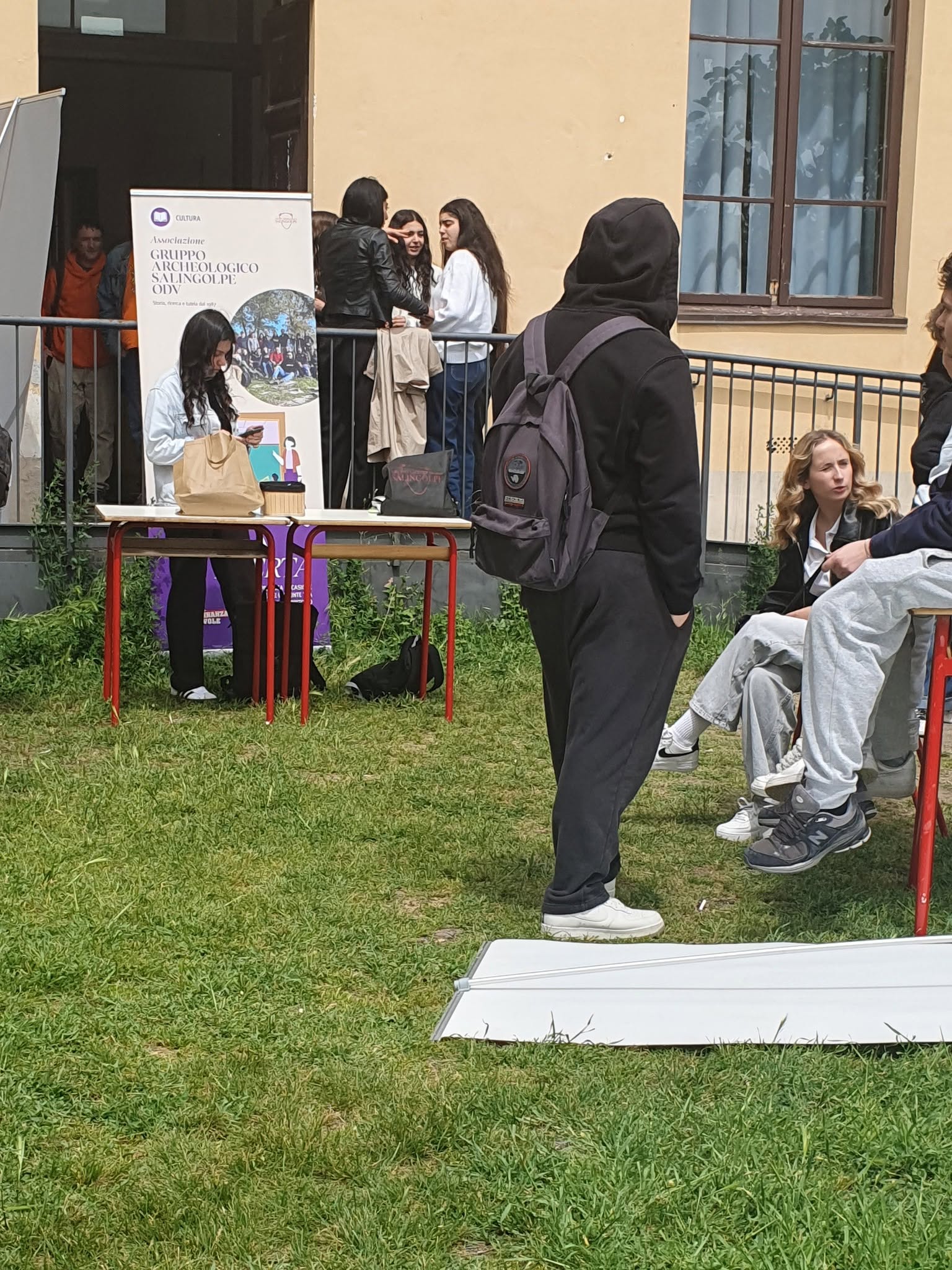 La condivisione delle attività del Salingolpe con i partecipanti. Istituto Caselli, Siena, 8 maggio 2026.