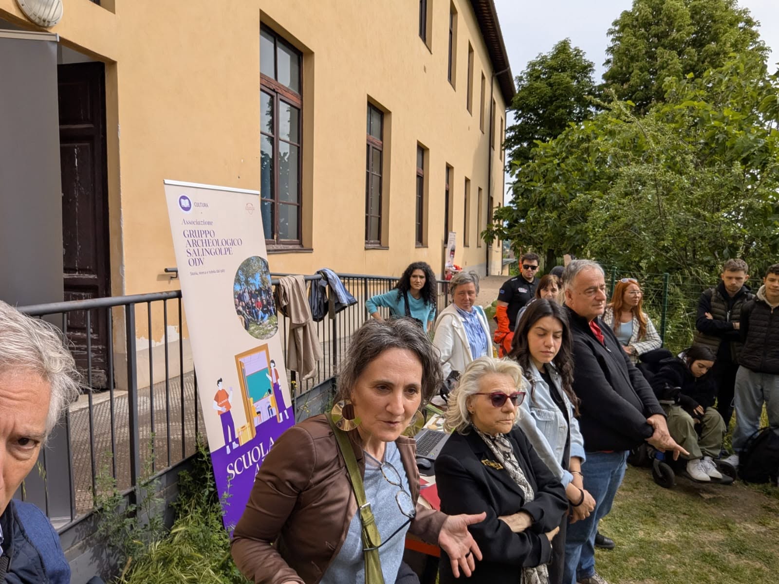 Un momento di ascolto e partecipazione all’incontro. Istituto Caselli, Siena, 8 maggio 2026.