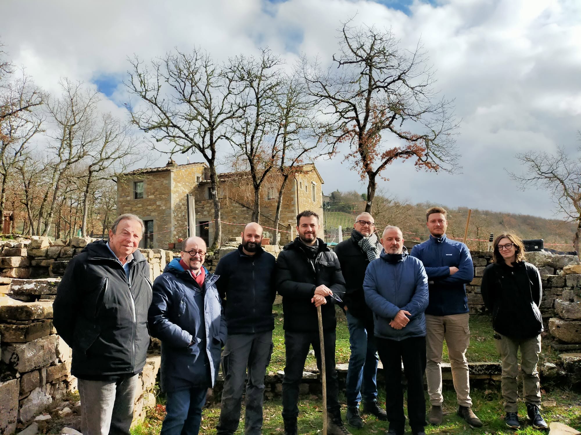 Un momento di incontro nell’area di Collepetroso. Collepetroso, annuncio seconda campagna 2024.