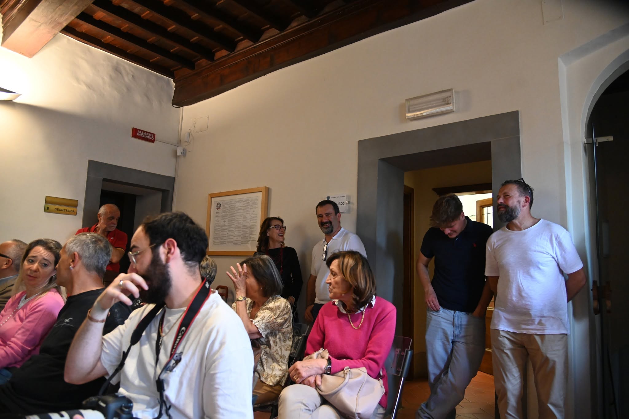 Una veduta dei partecipanti nella sala dell’incontro. Collepetroso, conferenza 2026.