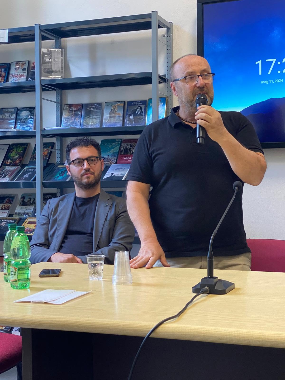 Un intervento durante la presentazione della prima campagna. Collepetroso, presentazione prima campagna 2024.