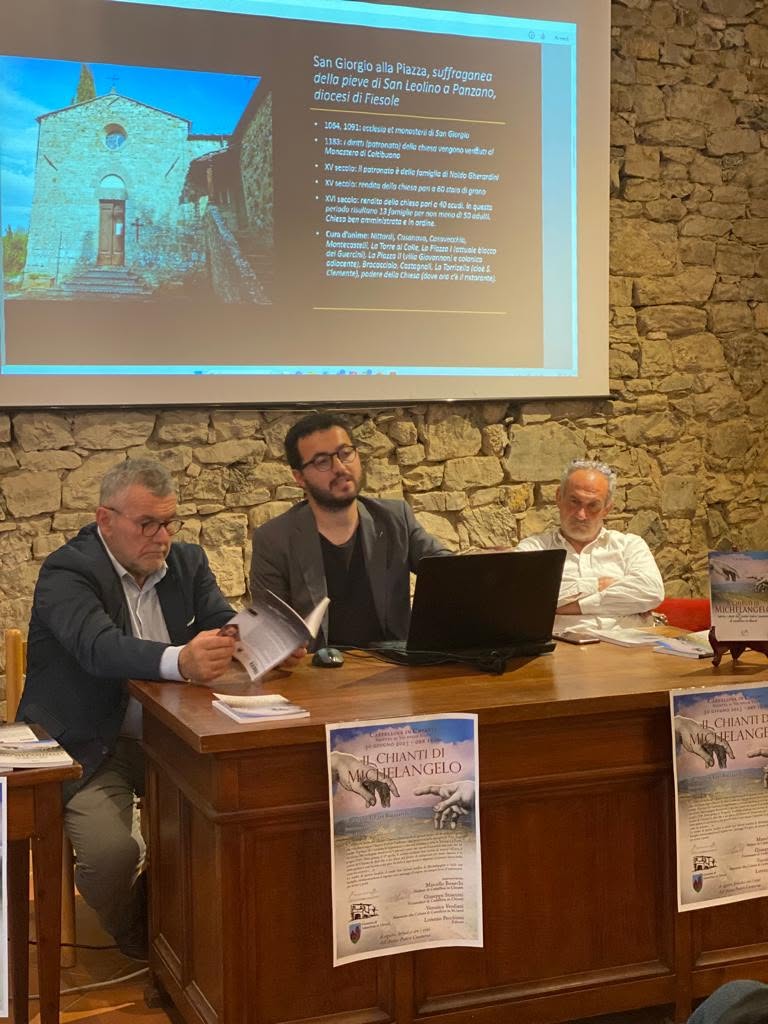 Il racconto della ricerca attraverso documenti e immagini. Il Chianti di Michelangelo, Castellina 2023.