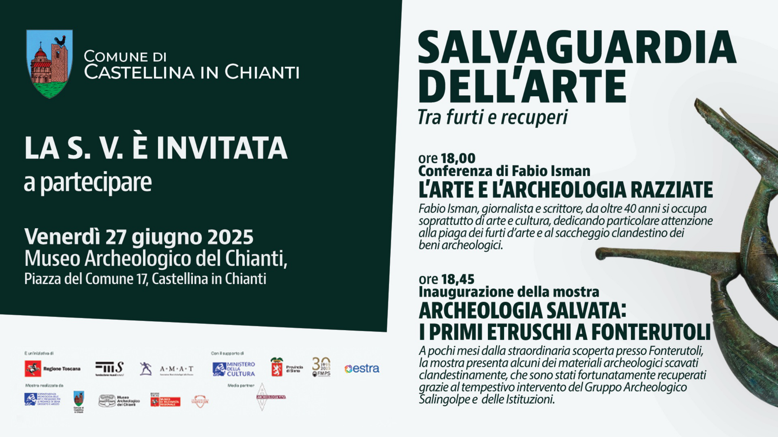 Invito all’inaugurazione — 27 giugno 2025
