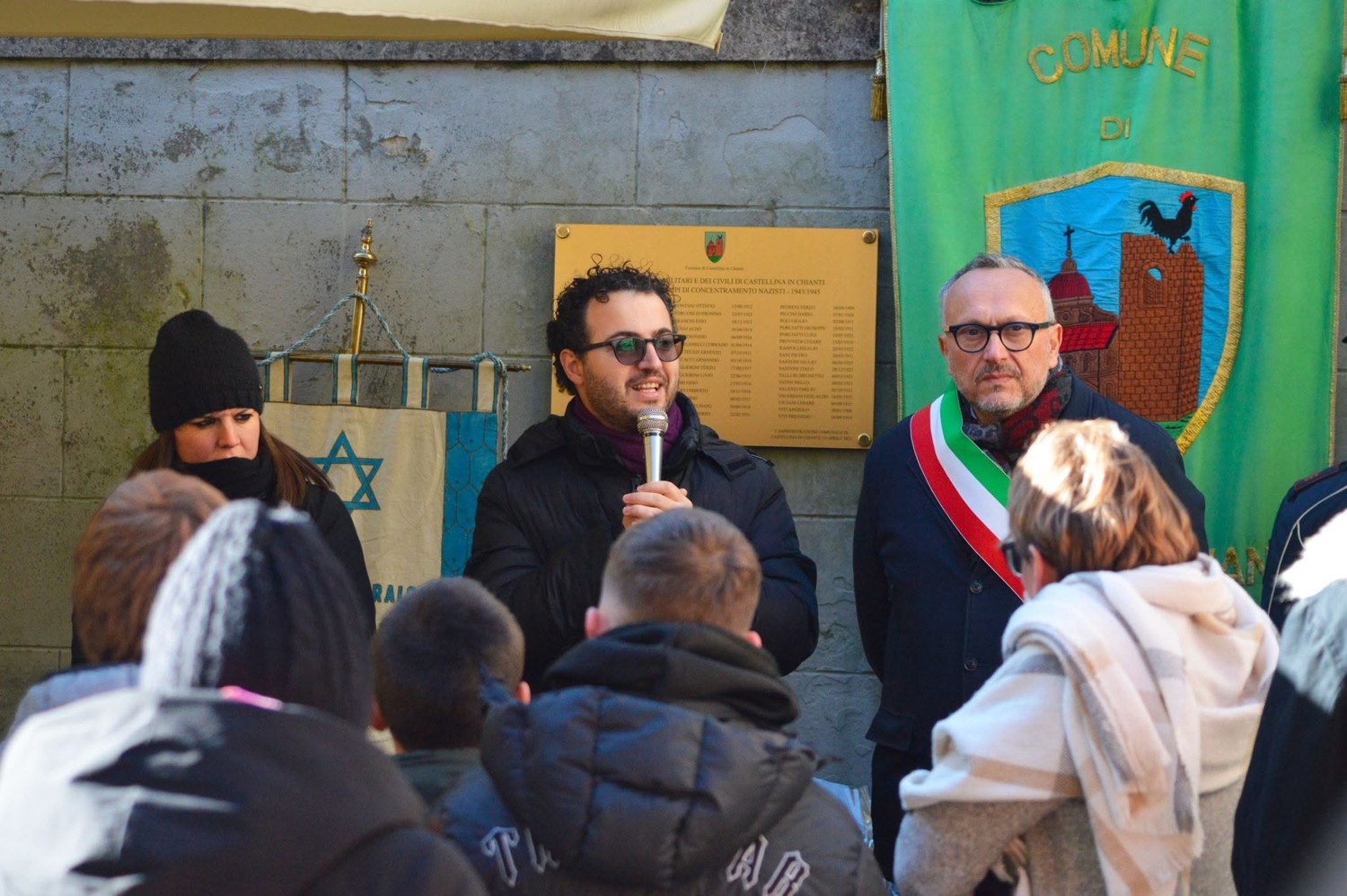 Un momento degli interventi durante la cerimonia del 14 gennaio 2025.
