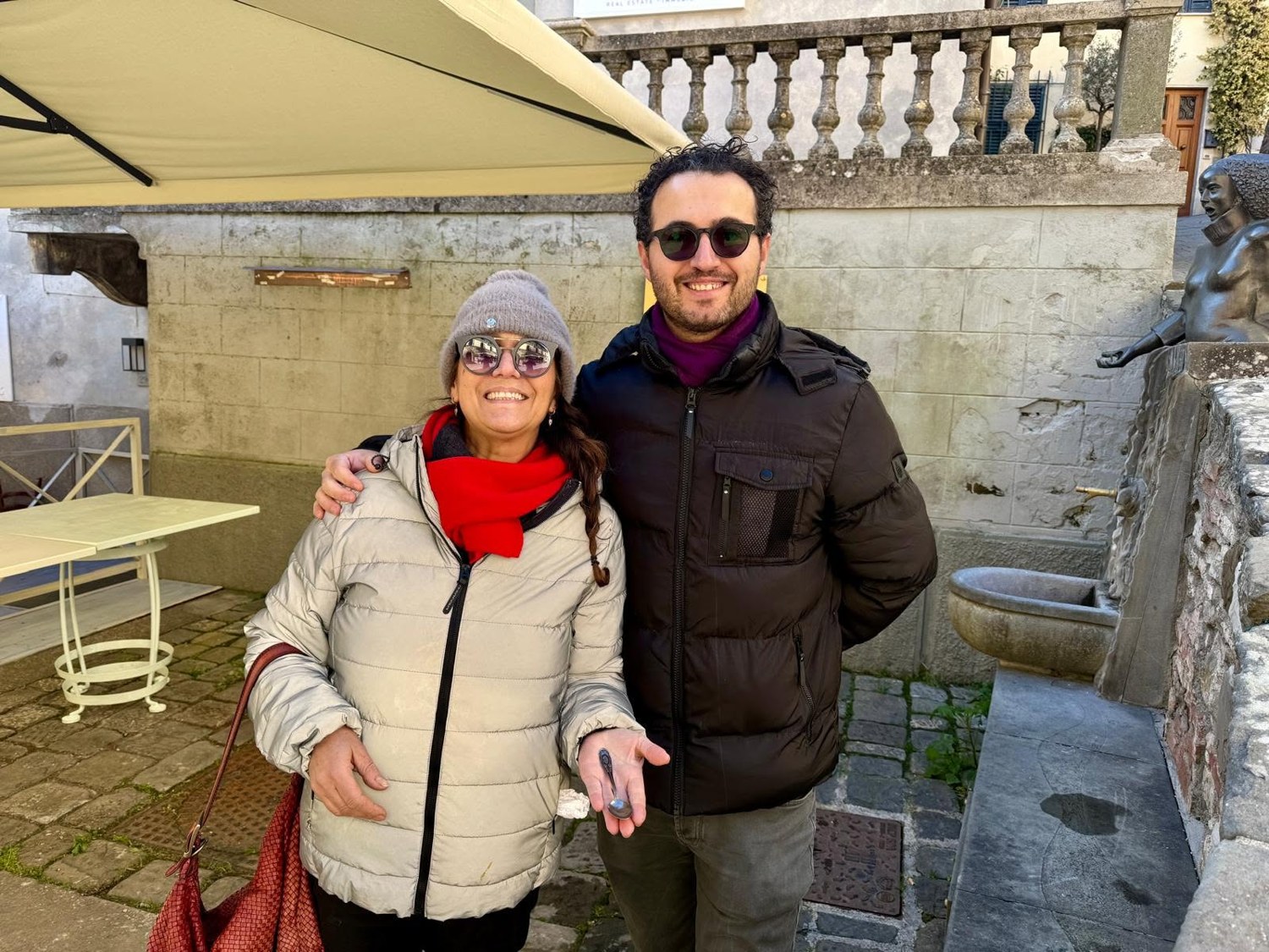 Il cucchiaino legato alla storia dei Lewin, mostrato durante la giornata e donato al Museo.