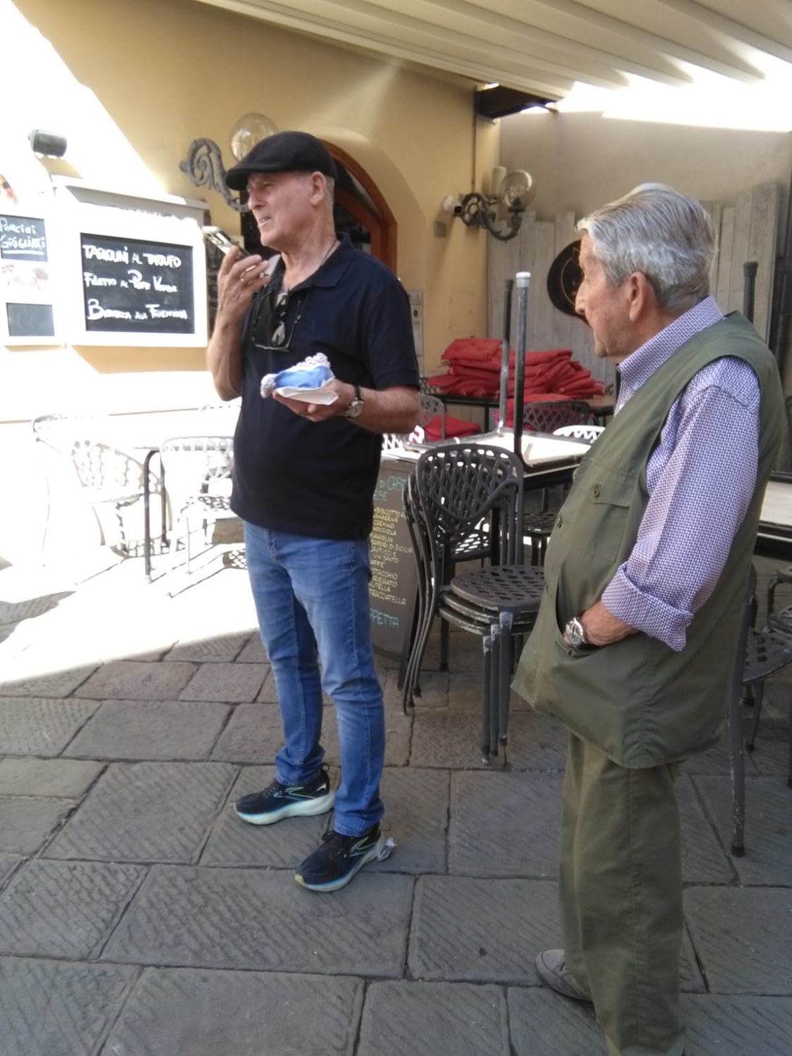 Un momento degli incontri a Castellina durante la visita dei discendenti dei Lewin.
