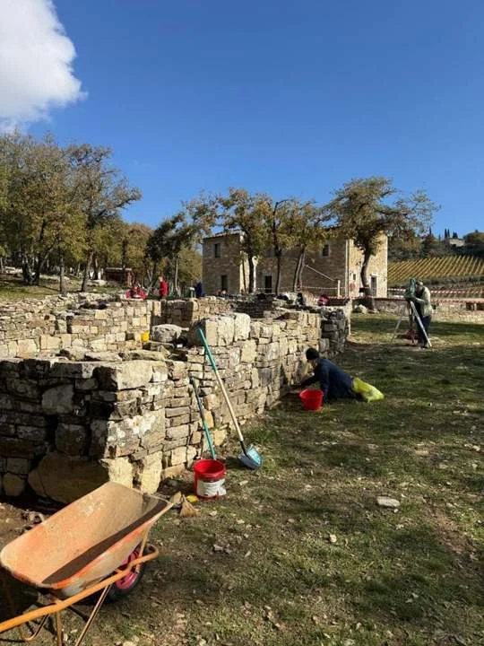 L’area della chiesa durante la terza campagna.